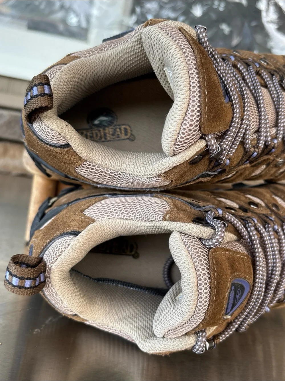 RedHead Brown Suede Kids Trail Boots